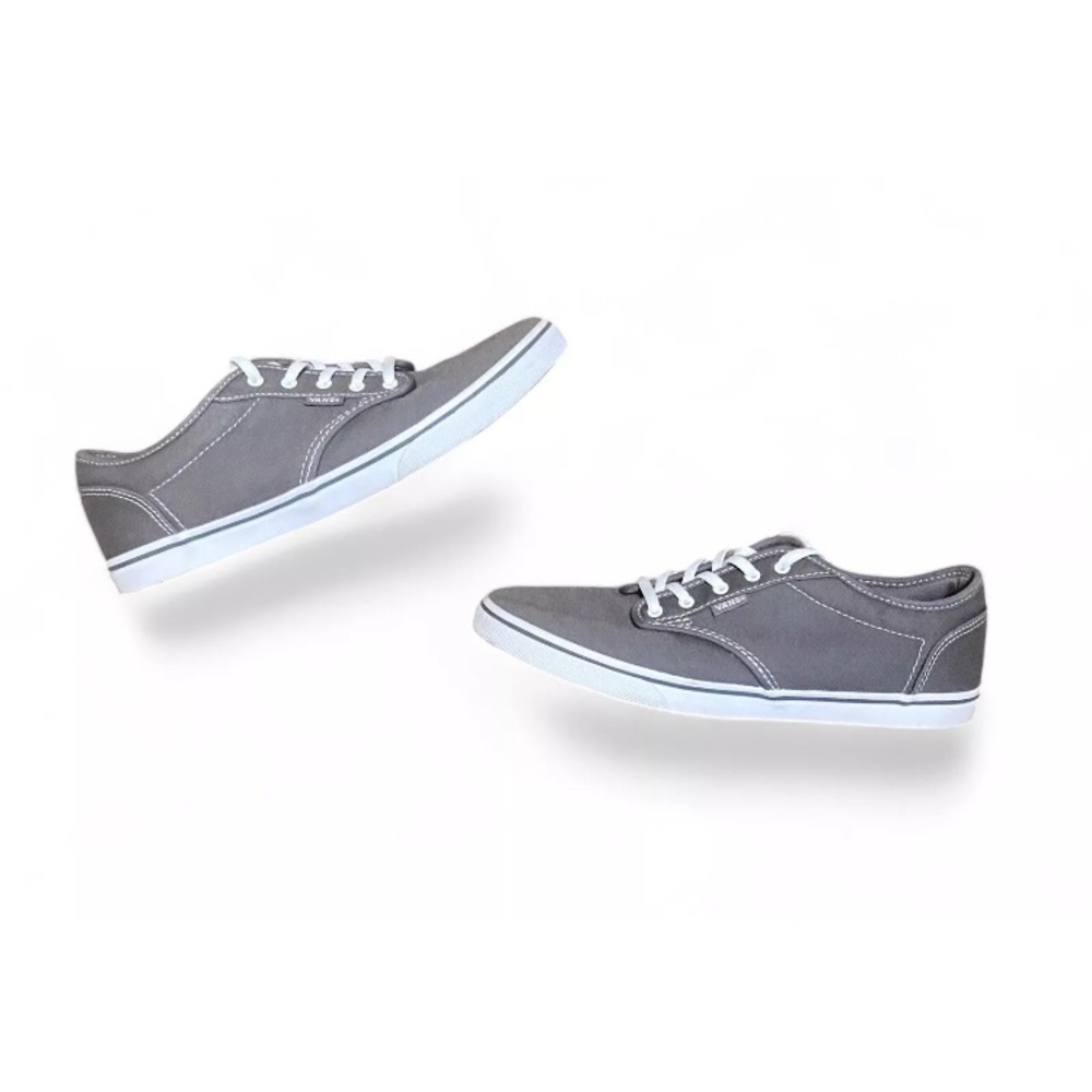 VANS Women’s off the Wall Gray Canvas Shoes Sneaker Size 9